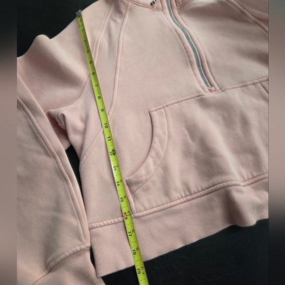 Lululemon Scuba Oversized Half-Zip Hoodie Women's Size M/L Pink LW3DM4S - Picture 8 of 8